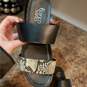 Franco Sarto leather sandal
